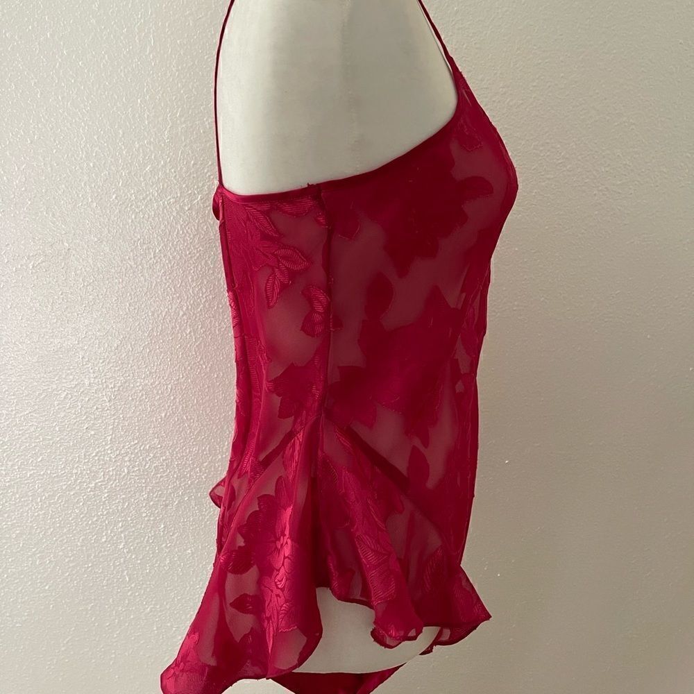 Vintage Victoria secret bodysuit hot pink sz medium - Picture 4 of 10